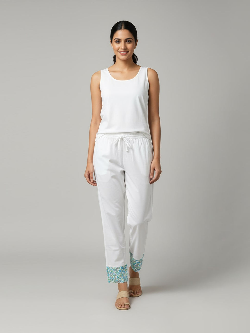 Women's Pure Cotton with printed work and elegant style