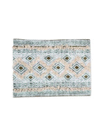 9 Pc Fringed Cotton Table Linen Set: Runner, 4 Place Mats, 4 Napkins I
