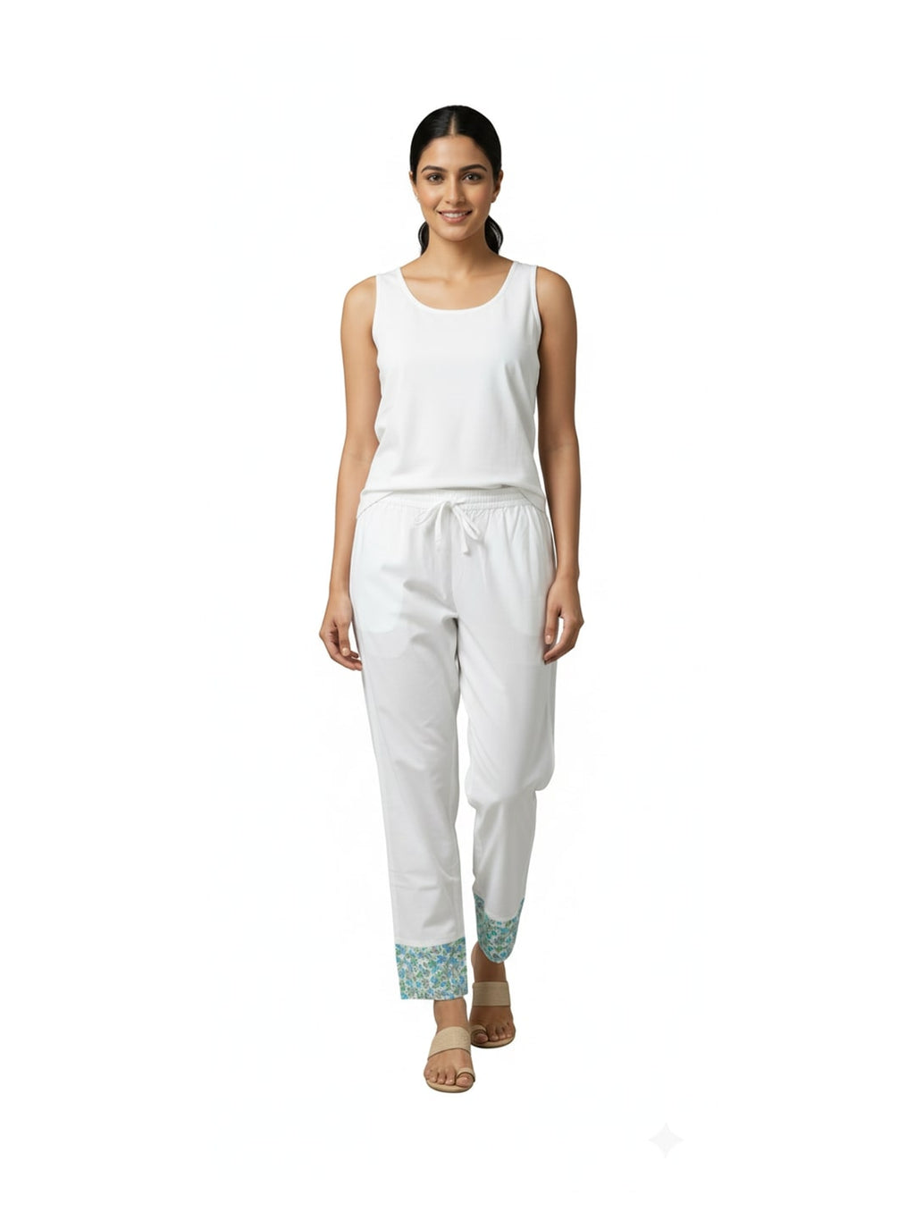 Women's Pure Cotton with printed work and elegant style