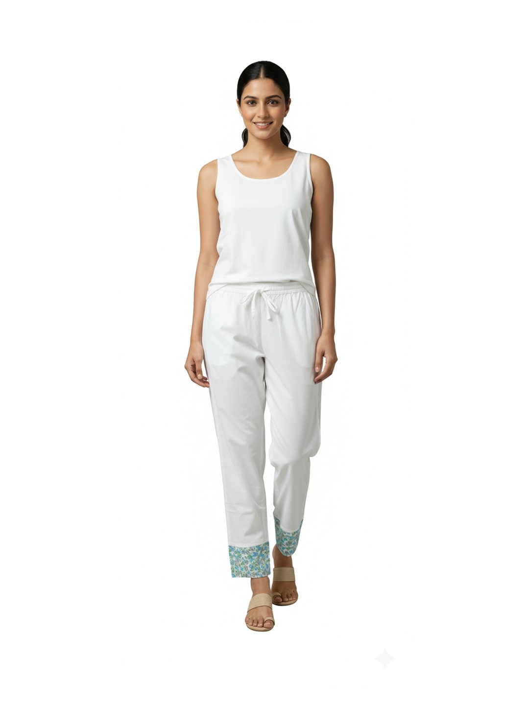 Women's Pure Cotton with printed work and elegant style