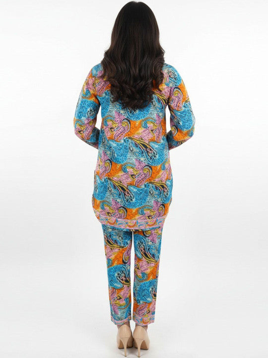 WOMEN'S MULTICOLOR PAISELY PRINTED Co-Ord set |