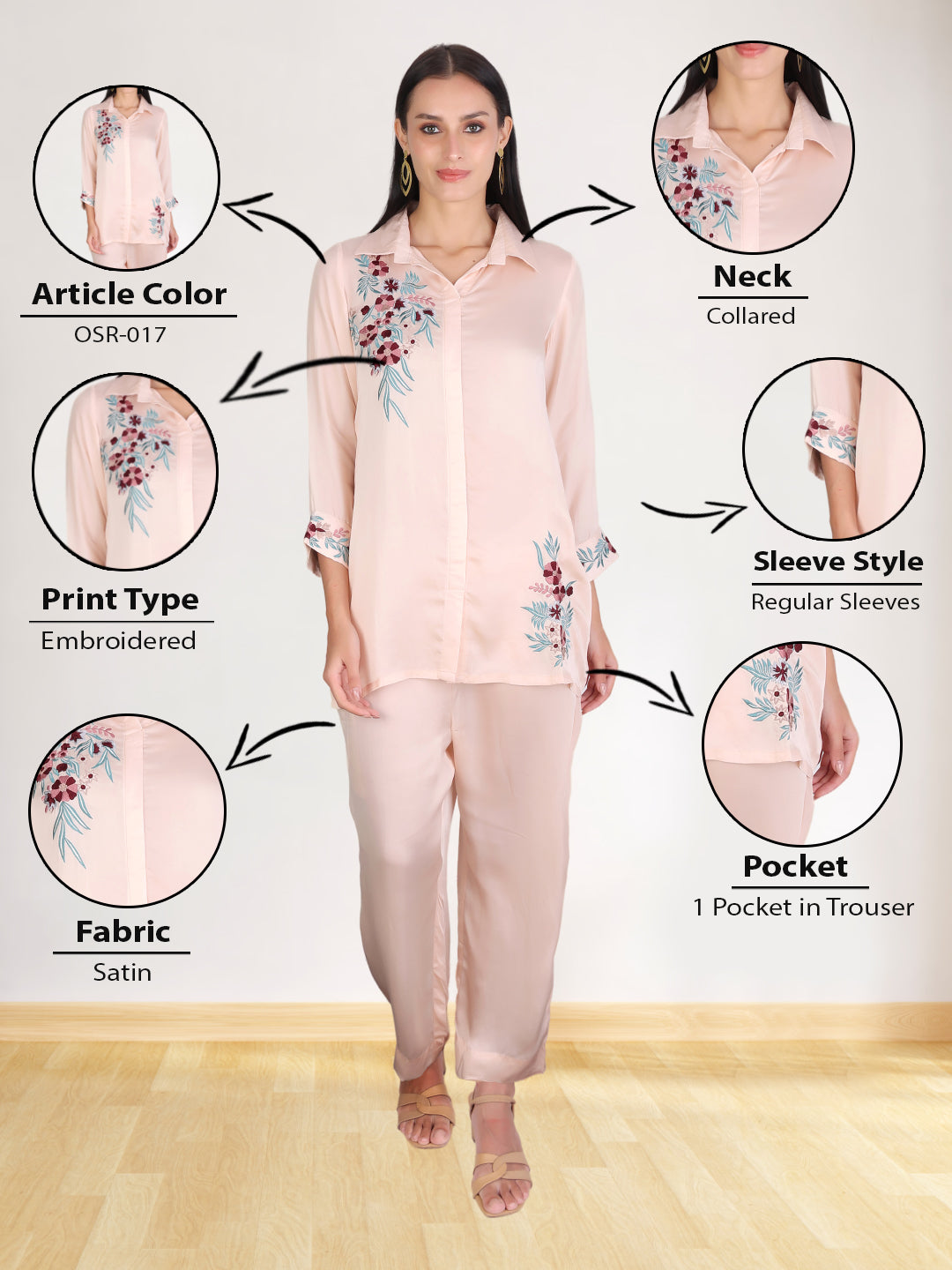 women premium floral co-ord set- Trendy 2 piece outfit