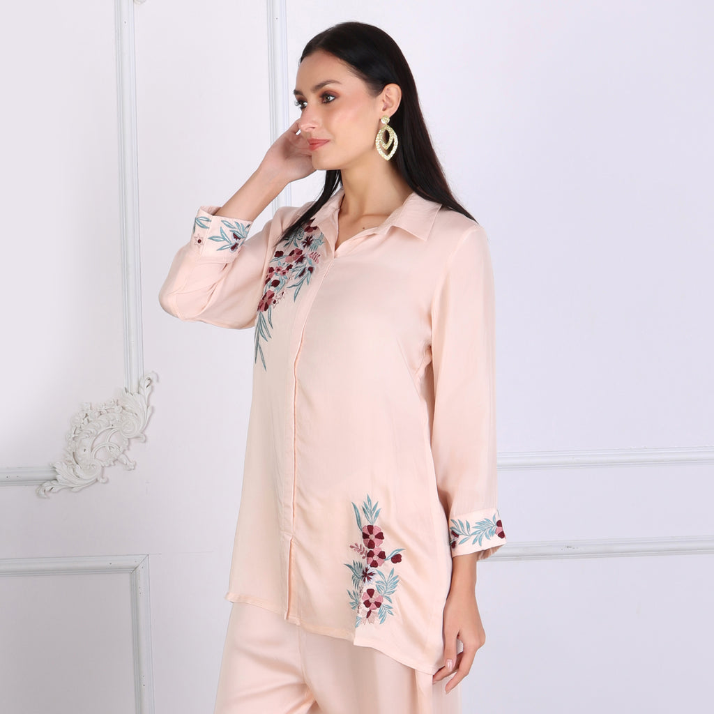 women premium floral co-ord set- Trendy 2 piece outfit