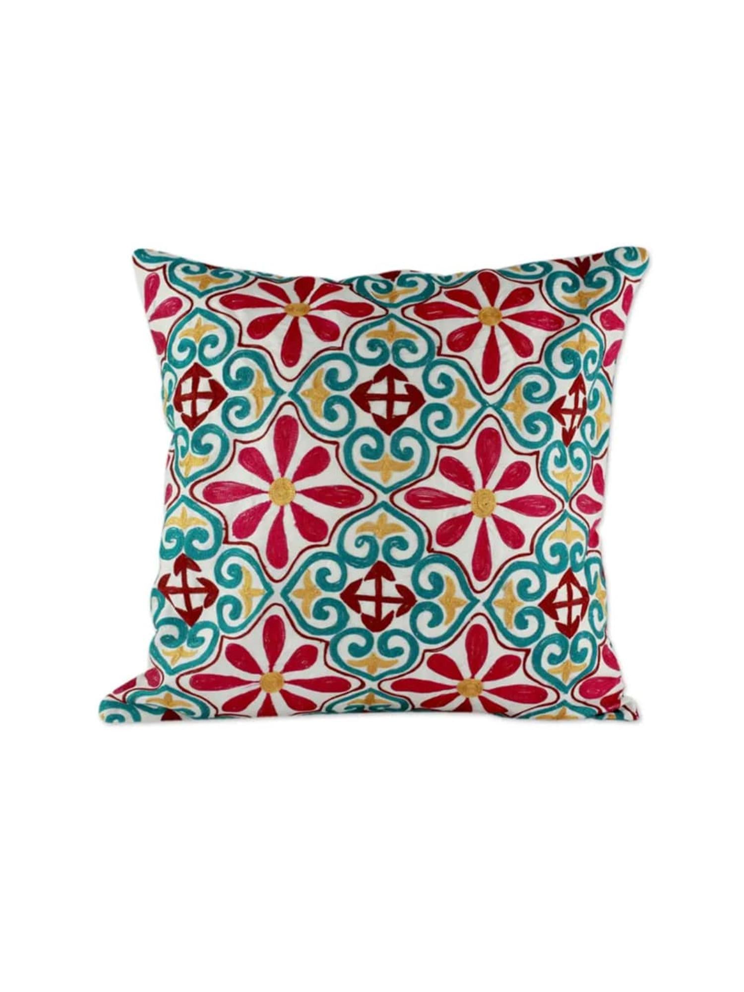 “Colorful Geometric Cushion Cover – Modern Decorative Throw Pillow”