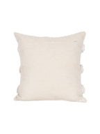 Boho Style Tufted Cushion Cover – Soft Cream Sofa Pillow Cover (18 * 18)inch