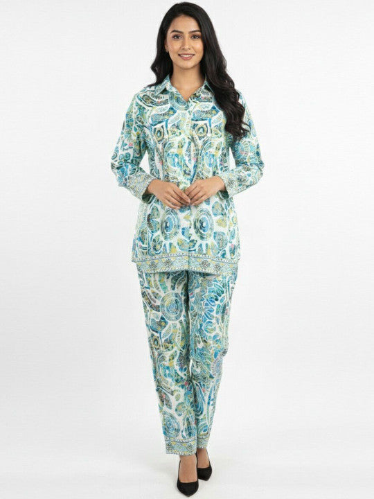 Women Printed Kurta Pant Set