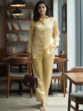 Stylish acrylic  Embroidered Co-Ord Set for Women – Shirt & Pant
